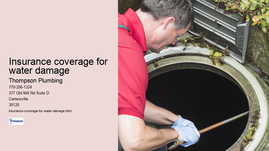 Insurance coverage for water damage